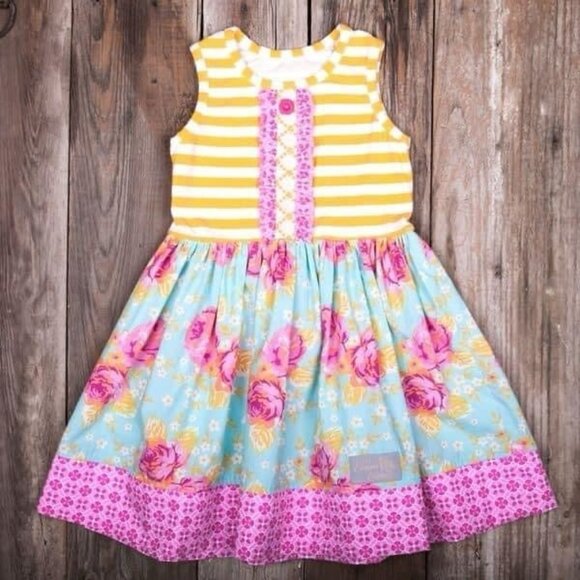 Eleanor Rose 5/6 Floral Dress - Picture 1 of 5